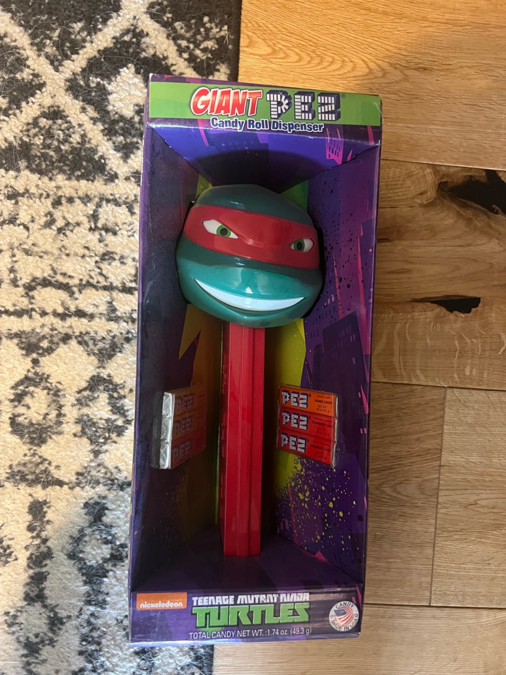 Teenage Mutant Ninja Turtles Giant PEZ Candy Dispenser – Red & Teal